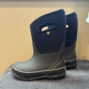 Bogs Classic High HA Waterproof Kids Snow Boots Black US size 9 little kids